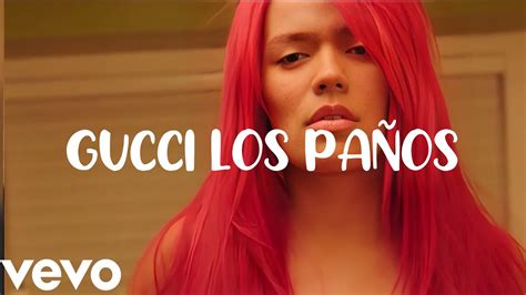 karol g - gucci los paños lyrics english